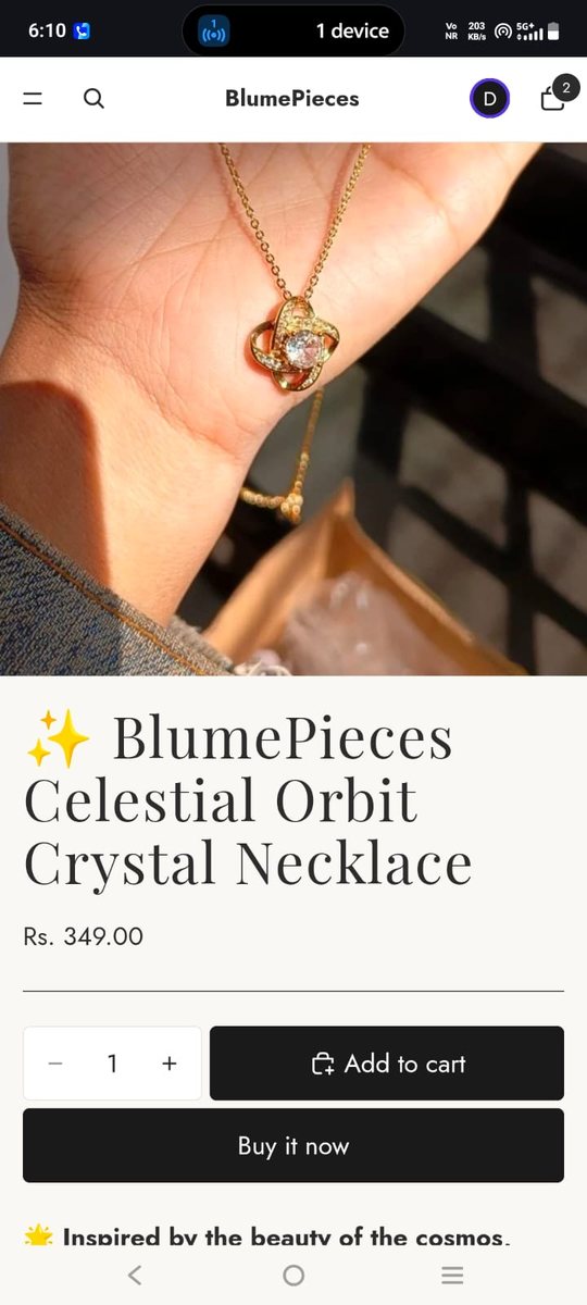 BlumePieces product page